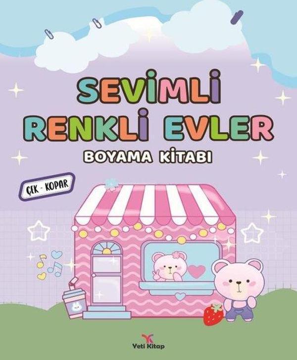 Sevimli Renkli Evler Boyama Kitabı - Yeti Kitap - Image 1