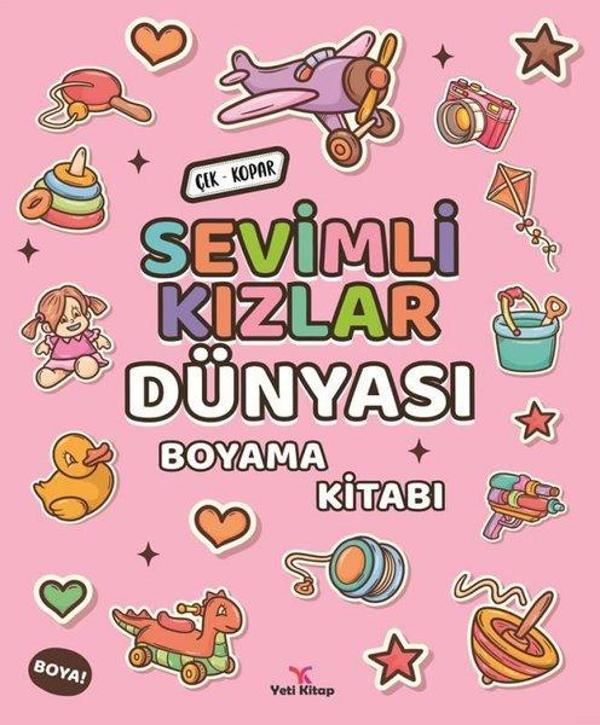 Sevimli Kızlar Dünyası Boyama Kitabı - Yeti Kitap - Image 1