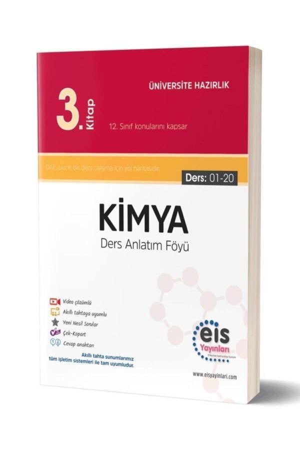 Eis Yayınları Eis Yks Ayt Daf Kimya 3. Kitap Ders Anlatım Föyü 12. Sınıf Konuları (Ders 01-20) - Eis Yayınları - Image 1
