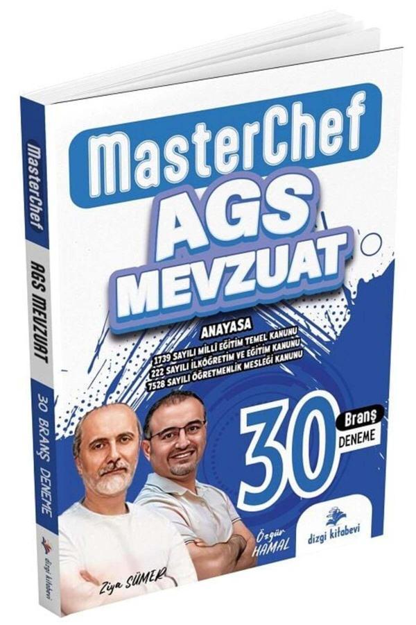 2025 Meb-Ags Mevzuat Masterchef 30 Deneme Çözümlü - Ziya Sümer, Özgür Hamal - Dizgi Kitap Yayınları - Image 1