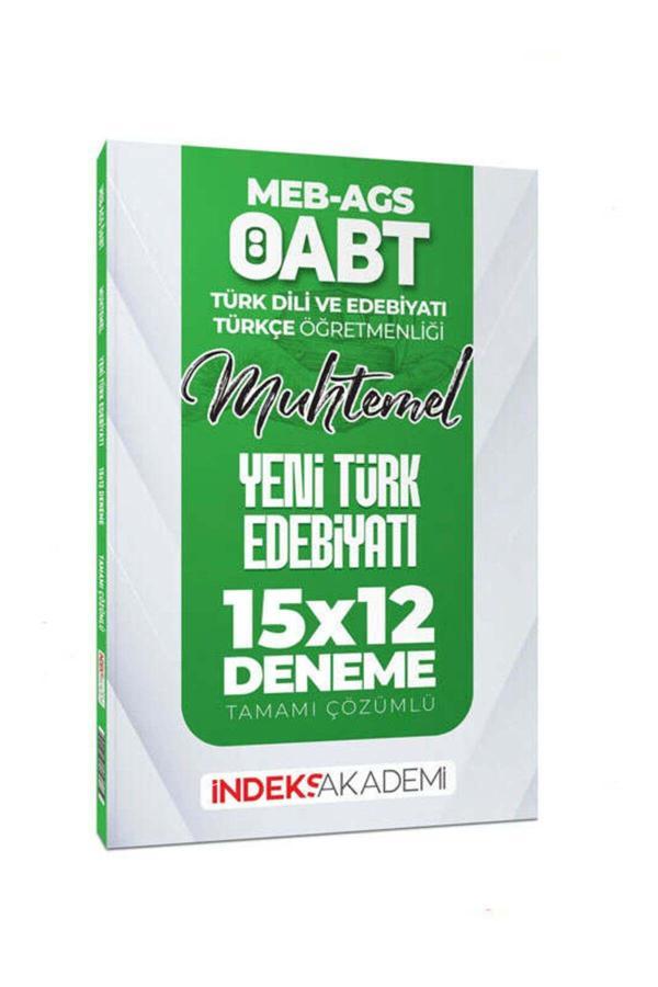 İndeks 2025 Meb Ags Öabt Muhtemel Türk Dili Edebiyatı - Türkçe Yeni Türk Edebiyatı 15X12 Deneme - İndeks Akademi Yayıncılık - Image 1