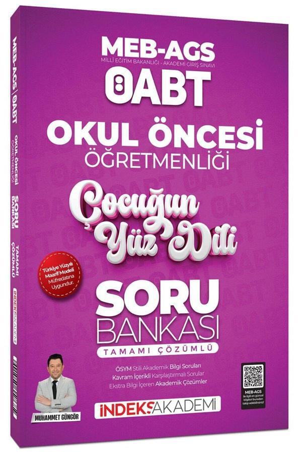 İndeks Akademi 2025 Öabt Meb-Ags Okul Öncesi Öğretmenliği Çocuğun Yüz Dili Soru Bankası Çözümlü - Mu - İndeks Akademi Yayıncılık - Image 1