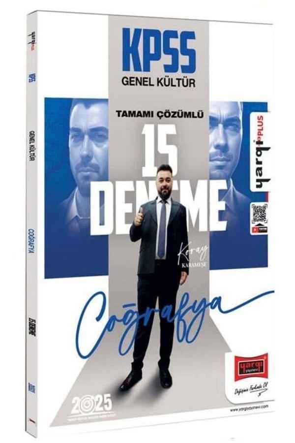 Yargı Yayınları 2025 Kpss Genel Kültür Tamamı Çözümlü Coğrafya 15 Deneme - Yargı Yayınları - Image 1