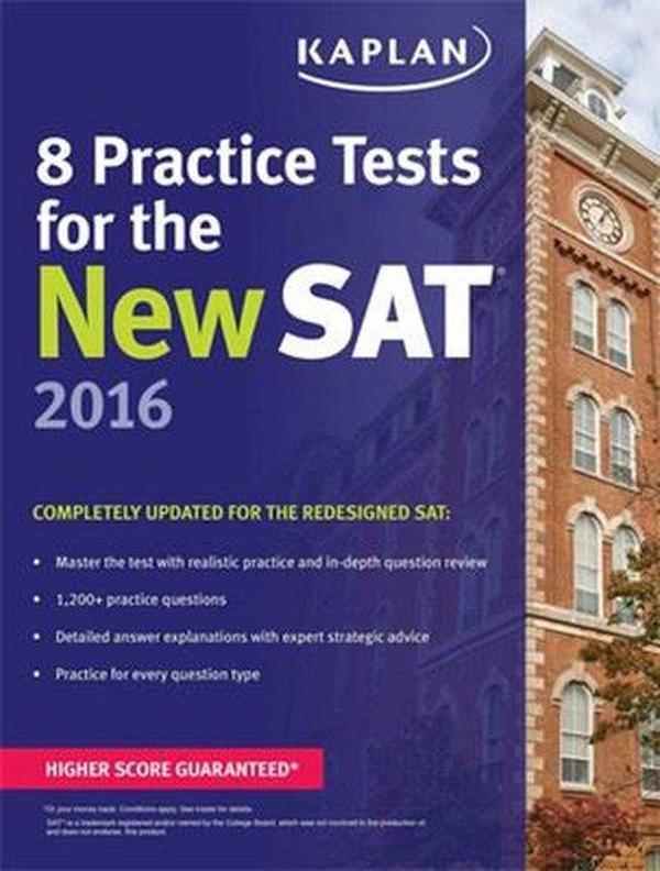Kaplan 8 Practice Tests for the New SAT 2016 - Kaplan - Image 1