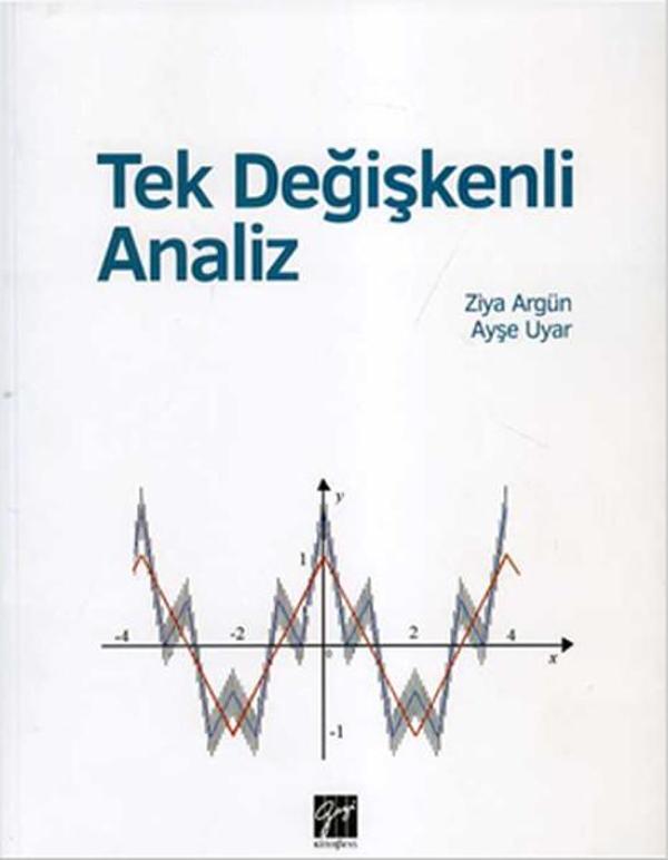 Tek Değişkenli Analiz - Gazi Kitabevi - Image 1