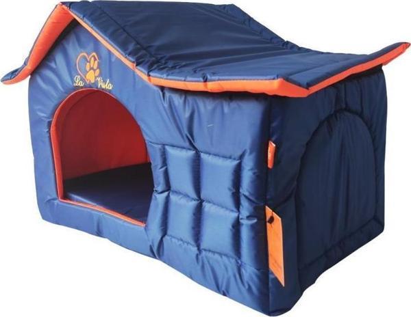 La Vista Dış Mekan Su Geçirmez Kedi ve Köpek Çatılı Ev Mavi 56-36-45cm - Image 1