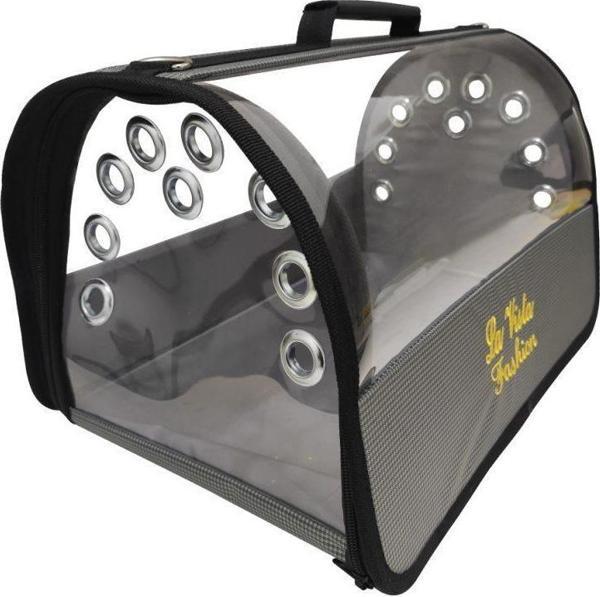 La Vista Lüx Flaybag Kedi, Küçük Köpek Taşıma Çantası 43-26-27Cm 1300Gr Gri - Image 1