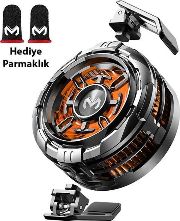 MEMO CX08 iOS Android Soğutucu 15W Manyetik + Arka Klips 2'si 1 Arada Yarı İletken Soğutma Fanı Radyatörü - Image 1