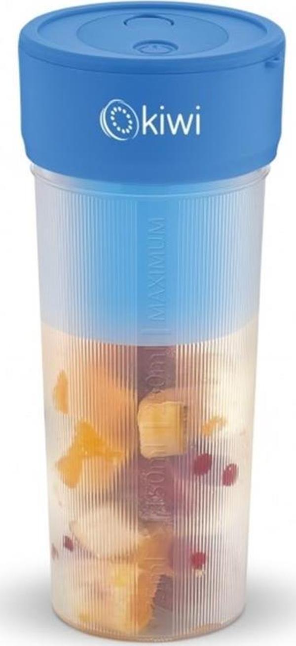 Kiwi KSB-2203 USB Şarjlı Portatif Blender Mavi - Image 1