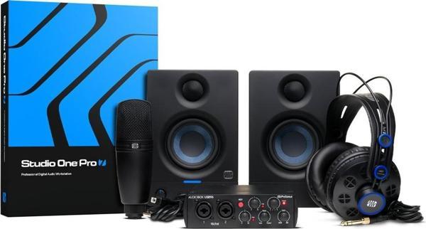 Quantum ES Ultimate Bundle | Profesyonel Kayıt Seti (Ses kartı, Kulaklık, Mikrofon, Hoparlör ve Yazılım) - Image 1