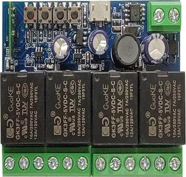 Akıllı Wifi 4 Kanal Röle USB 5V DC7-48V Smart Röle Modulü - Image 1