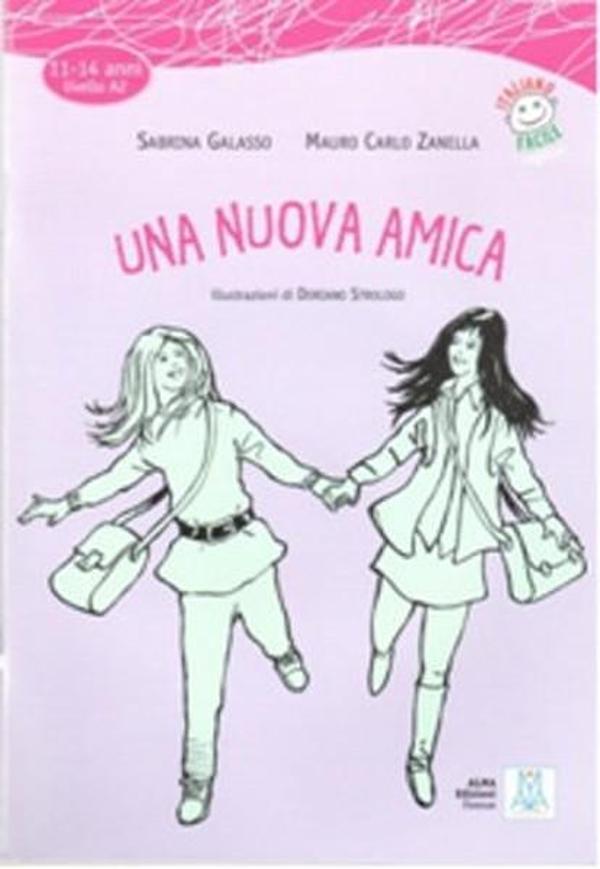 Una Nuova Amica + CD (İtalyanca Okuma Kitabı Orta-alt Seviye (11-14 yaş) A2 - Nüans - Image 1