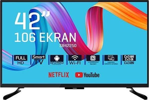 SABA SB42251 42’’ FULL HD Android Smart Led Tv - Image 1