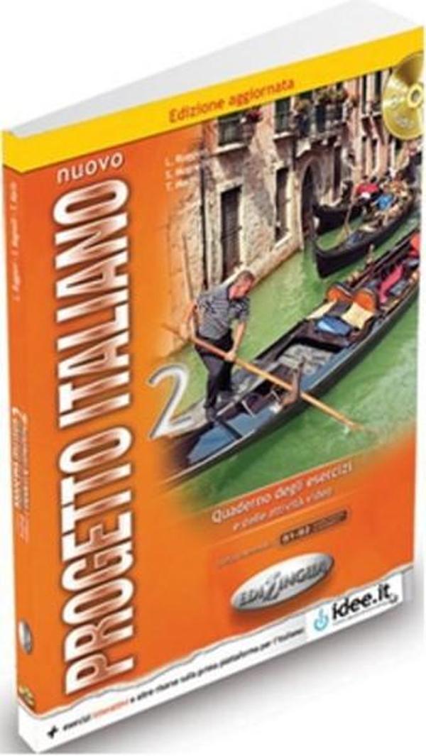 Nuovo Progetto Italiano 2 Quaderno Degli Esercizi +2 CD (İtalyanca Orta ve Orta-Üst Seviye) - Nüans - Image 1