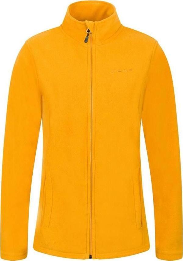 2AS Peridot Tam Fermuarlı Kadın Polar Sweatshirt Koyu Sarı - Image 1