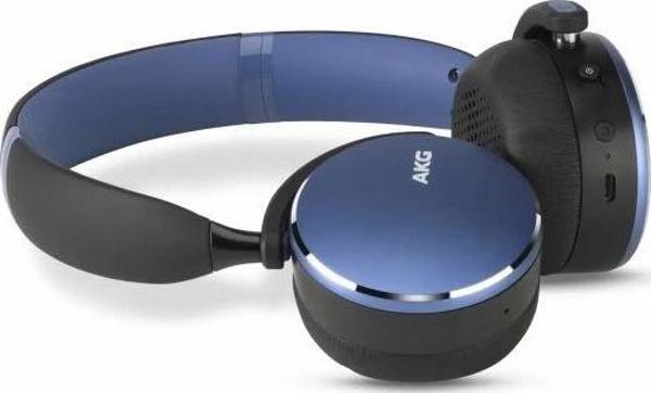 AKG Y500 Katlanır Kablosuz Bluetooth Kulaklıkları- Mavi - Image 1