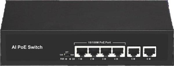 Ods 4Port +2 Uplınk 60W Full Poe 08Ods-4P2U 10/100 Yönetilemez Switch - Image 1
