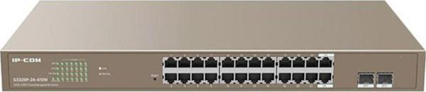 Ip-Com 24Port G3326P-24-410W Gigabit 2-Sfp 410W Full Poe Cloud Yönetilebilir Rack Mount Swıtch - Image 1