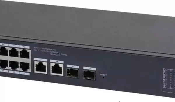 Ruıjıe Ruıjıe Reyee 16Port Rg-Es118Fgs-Lp 10/100 2-Uplınk 2-Sfp 120W Yönetilemez Poe Swıtch - Image 1