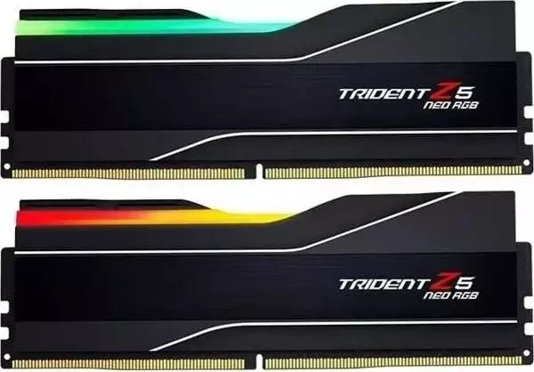 Gskıll Gskıll 64Gb (2X 32Gb) Ddr5 6000Mhz Cl36 Rgb Dual Kıt Pc Ram Trıdent Z5 Neo F5-6000J3636F32Gx2-Tz5Rk - Image 1
