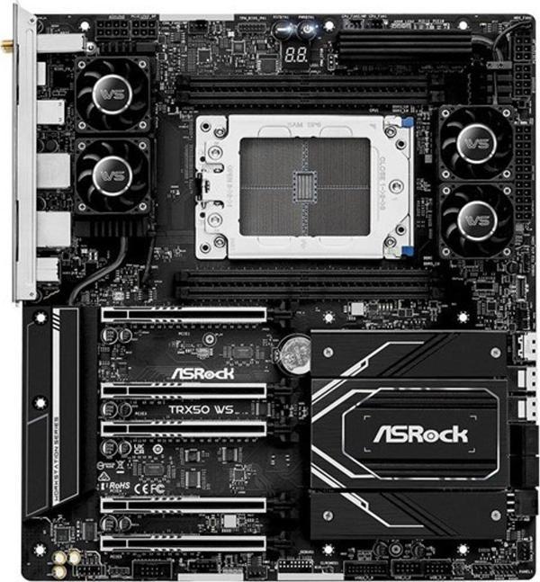 Asrock Asrock Trx50 Wıfı-6E Ws Ecc Ddr5 10-Gbe Lan Pcıe 5.0 Str50 Atx - Image 1