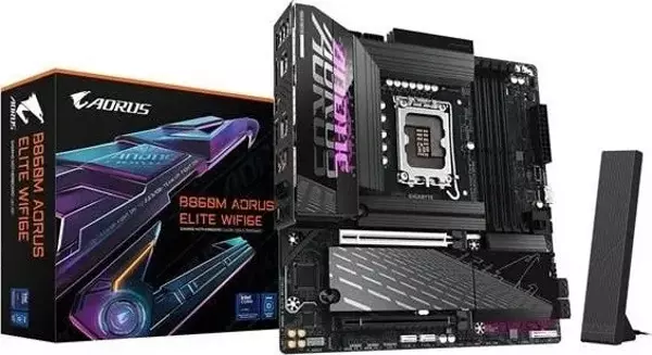 Gıgabyte Gıgabyte B860M Aorus Elıte Wıfı6E Ddr5 Hdmı-Dp Typec Pcıe 5.0 1851P Matx - Image 1