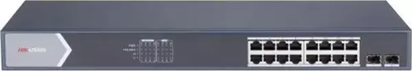 Hıkvısıon Hıkvısıon 16Port 250W Full Poe Ds-3E1518P-Sı Gıgabıt 2X Sfp Akıllı Yönetilebilir Switch Rack Mount - Image 1