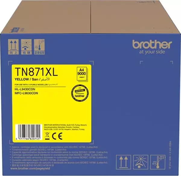 Brother Tn871Xly 9.000 Sayfa Sarı Toner - Image 1