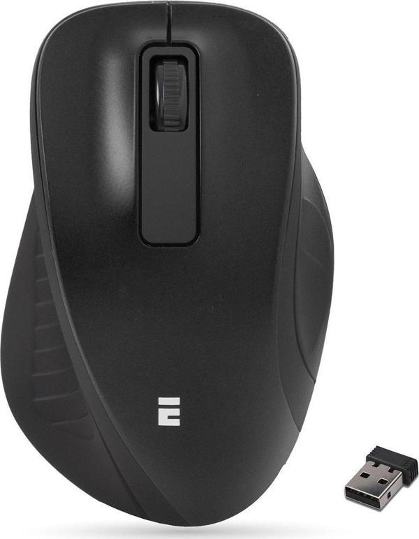 Everest Sm-360 Usb Siyah 3D Optik Süper Sessiz Alkalin Pil Kablosuz Mouse - Image 1
