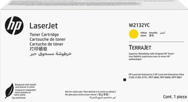 Hp W2132Yc (213Y) Yellow Contract Laserjet Toner Cartrıdge - Image 1