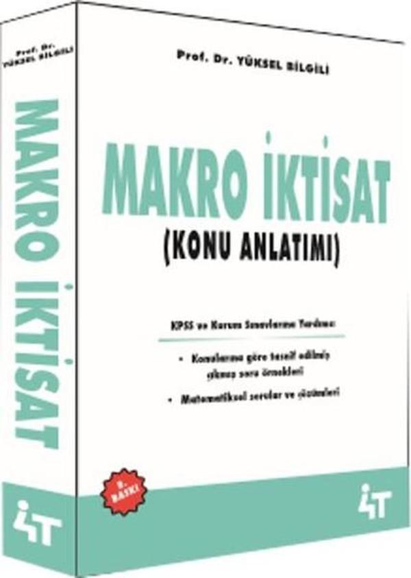 Makro İktisat Konu Anlatımlı - 4T  Yayınları - Image 1