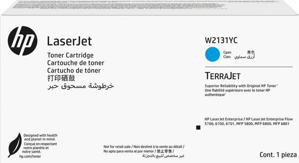 Hp W2131Yc (213Y) Cyan Contract Laserjet Toner Cartrıdge - Image 1