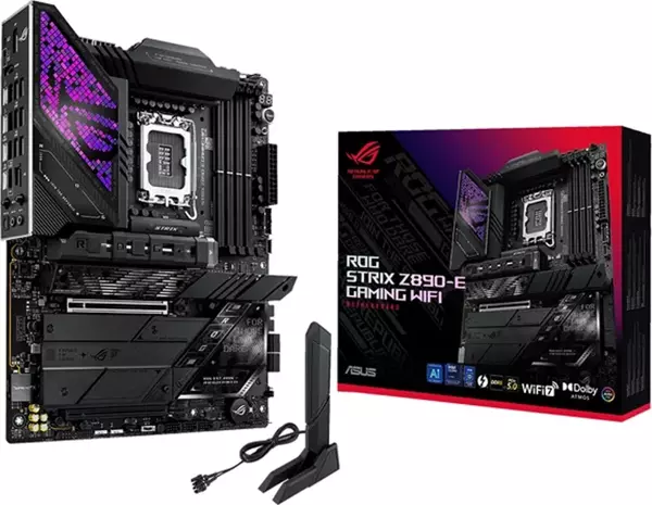 Asus Rog Strıx Z890-H Gamıng Ddr5 Hdmı-Dp Usbc Pcıe 5.0 1851P Atx - Image 1