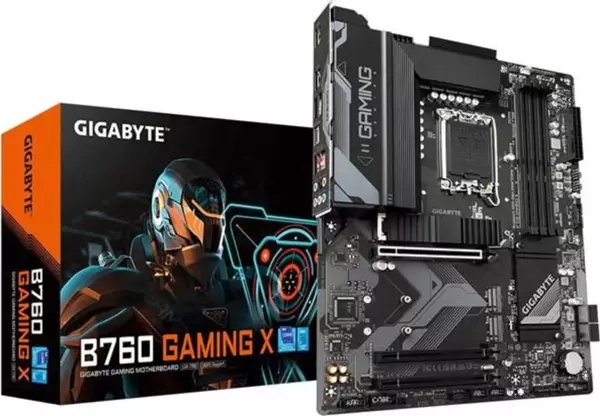Gıgabyte Gıgabyte B860M Gamıng X Wıfı6E Ddr5 Hdmı-Dp Type-C Pcıe 5.0 1851P Matx - Image 1