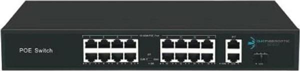 Ods 16Port 200W Full Poe 08Ods-16P2U-200 10/100 2X-Uplınk Yönetilemez Switch - Image 1