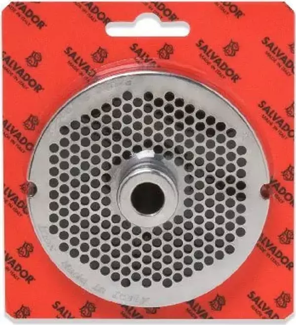 Salvador İnox Paslanmaz Kıyma Makinesi Aynası, Ağızı 12 No - 8 mm - Image 1