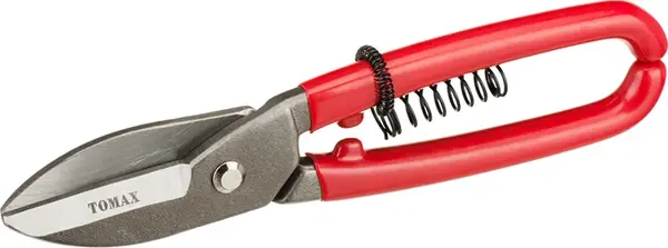 Tomax Yaylı Tenekeci Makası - 250 mm, Pvc İzoleli - Image 1