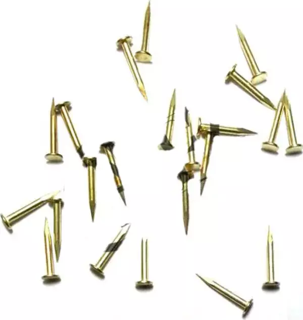 Klips, Menteşe, Ayağı Çivisi 9mm Çelik - Sarı 100gr - Image 1