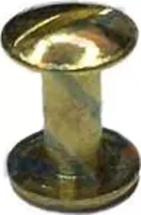 Cilt Menü, Katalog, Kartela Vidası, 9 mm - Sarı, 1 Adet - Image 1