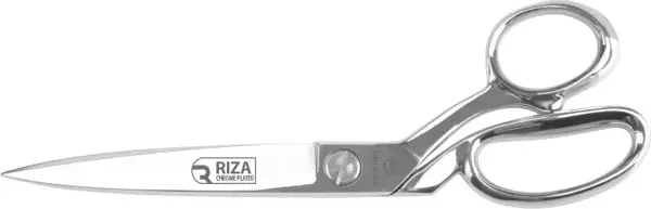 Rıza 7500-10 Tekstil / Yatık Terzi Makası No: 10 inç / 25,04 cm - Krom - Image 1