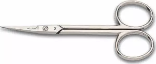 Rıza M-163 Nakış Makası No: 4 inç / 10,16 cm - Nikel Kaplama - Image 1