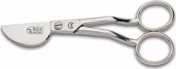 Rıza M-213 Dokumacı Ponpon Makası No: 6 inç / 15,24 cm - Nikel Kaplama - Image 1