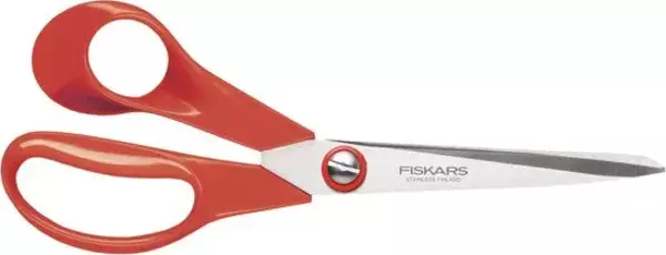 Fiskars 9850 M207 Sol El Kumaş Deri ve Karton Makası No: 8,5 inç / 21 cm - Paslanmaz Çelik - Image 1
