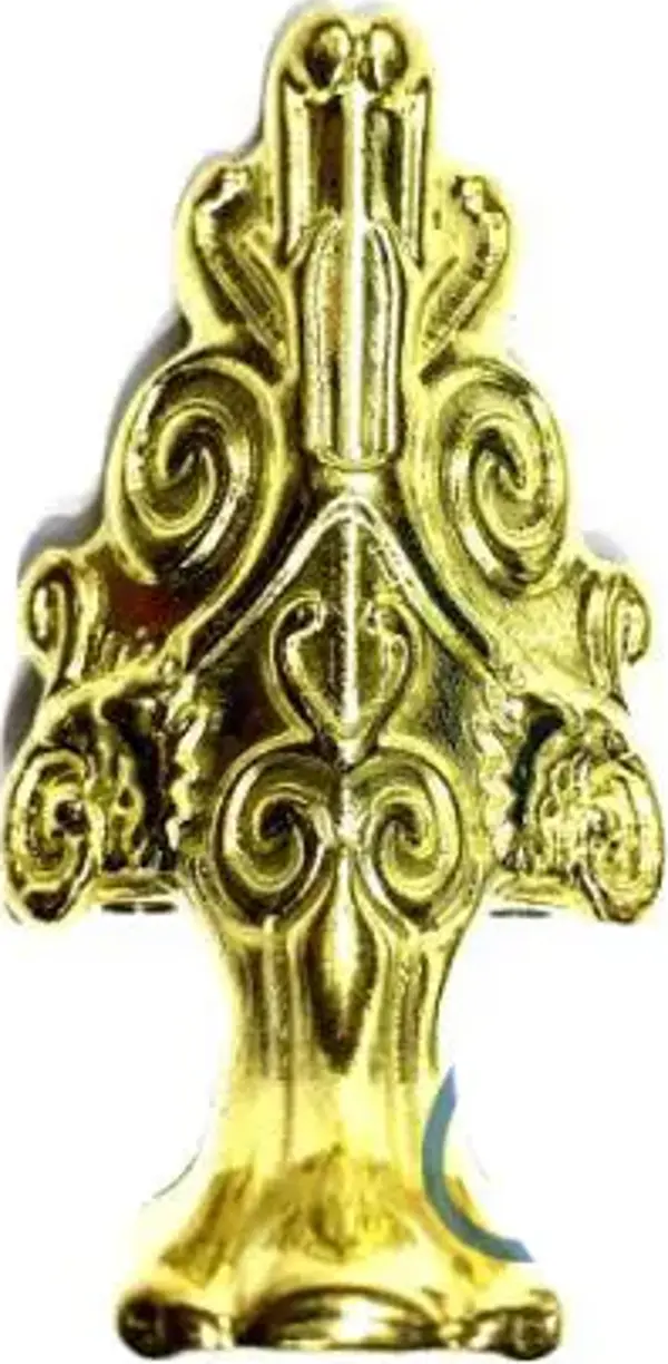 Lükens Sandık Ayağı, Kutu Ayak 4 cm - Sarı, 50 Adet - Image 1