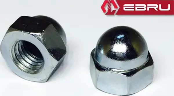 Ebru Altıköşe Kör Somun M8 - 10 Adet - Image 1