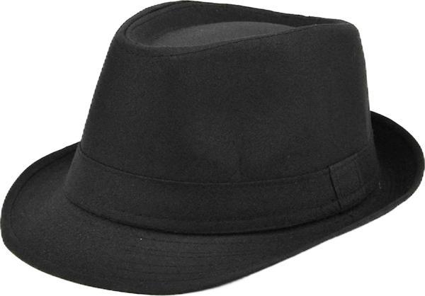 Çocuk Boy Siyah Kumaş Fötr Şapka Gösteri Şapkası Michael Jackson Şapkası 54 No - Image 1