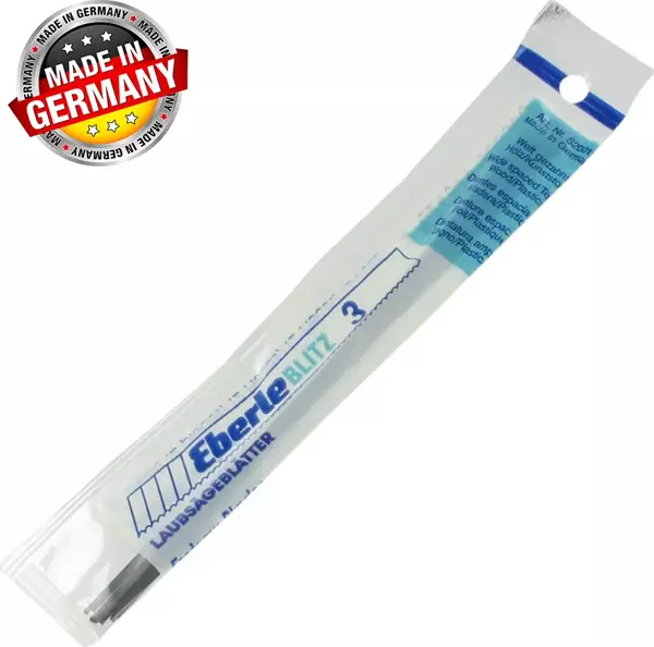 Eberle Blitz Düz Ahşap Plastik Kıl Testere Ağzı No:7 - 12 Adet - Image 1