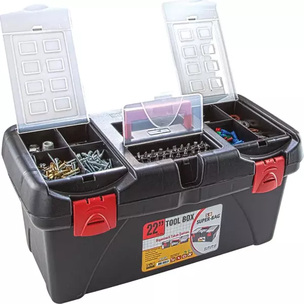 Super Bag ASR-2048 22 inç Takım Çantası - Plastik Kilitli - Image 1