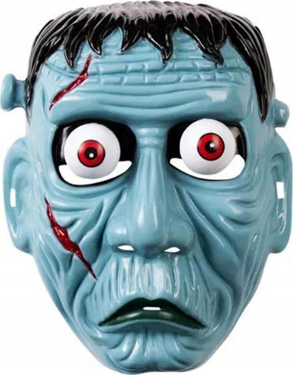 Frankenstein Temalı Sallanan Oynar Gözlü Maske - Image 1