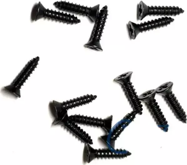 Klips, Menteşe, Ayak, Ağaç, Sunta Vidası 2,2x9,5mm - Siyah 1000 Adet - Image 1